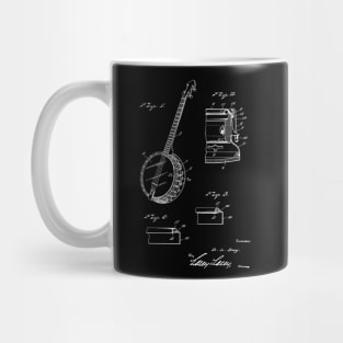 Banjo Vintage Patent Drawing Mug